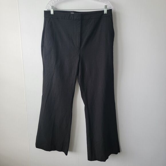 Boden womens Bi-Stretch Flared Trousers size 12P high-rise office career - Picture 1 of 8